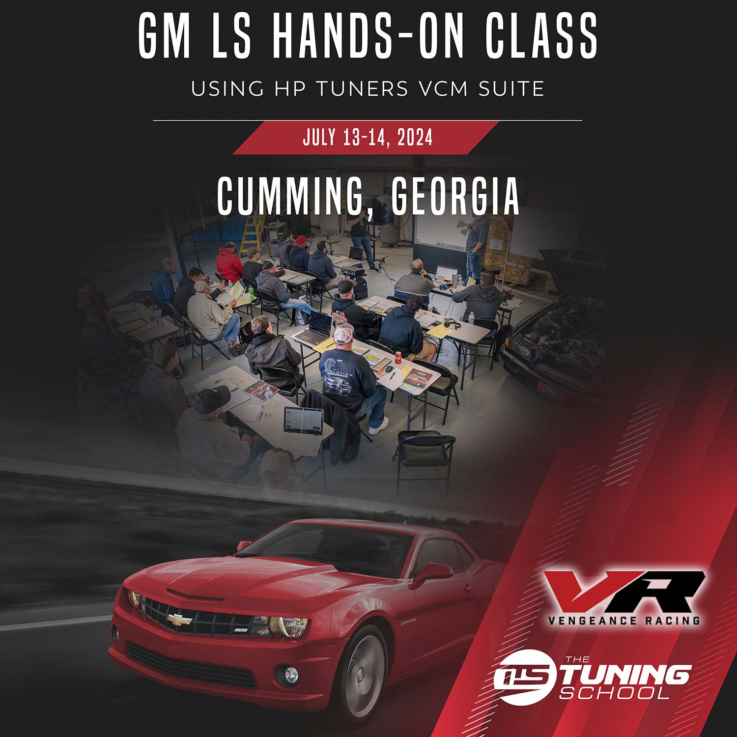 GM LS Engine Hands-On Class using HP Tuners - Cumming, GA July 13-14, 2024 NO PRINTED COURSE