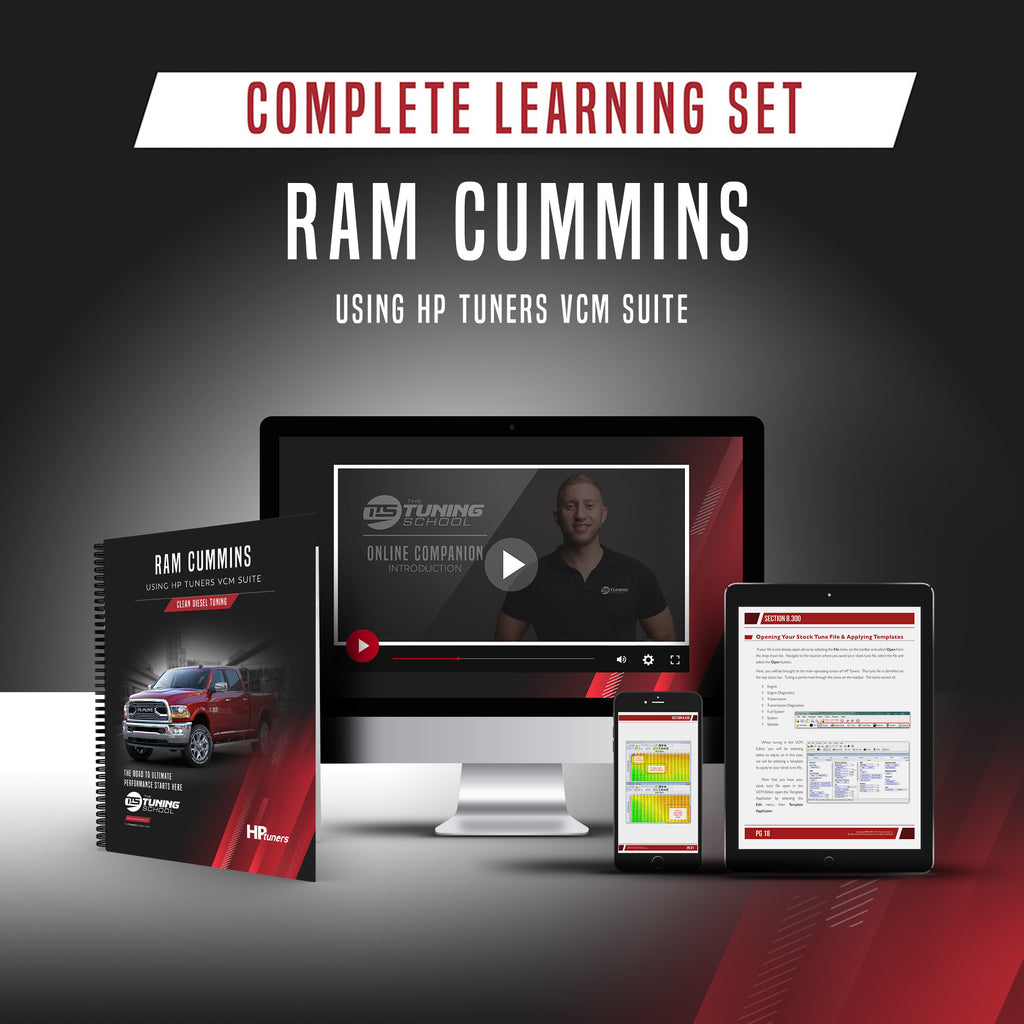 Ram Cummins Clean Diesel Tuning using HP Tuners Complete Set The