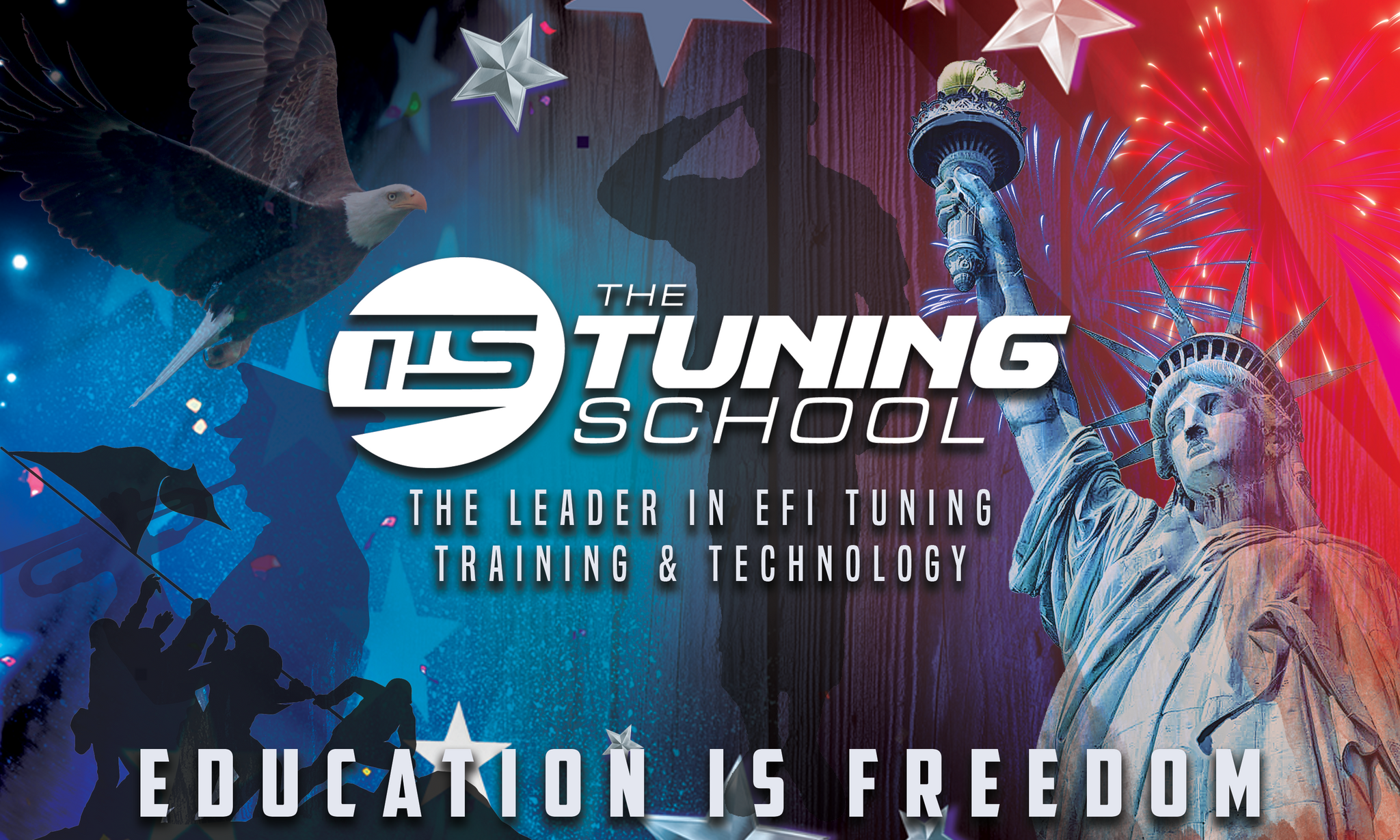 Tuning School "Education is Freedom" Banner